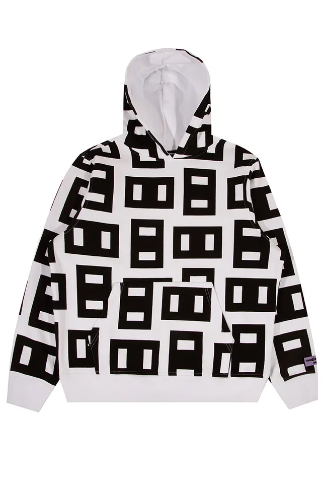 The Hundreds Meebits Pullover White Allover-Print Fleece