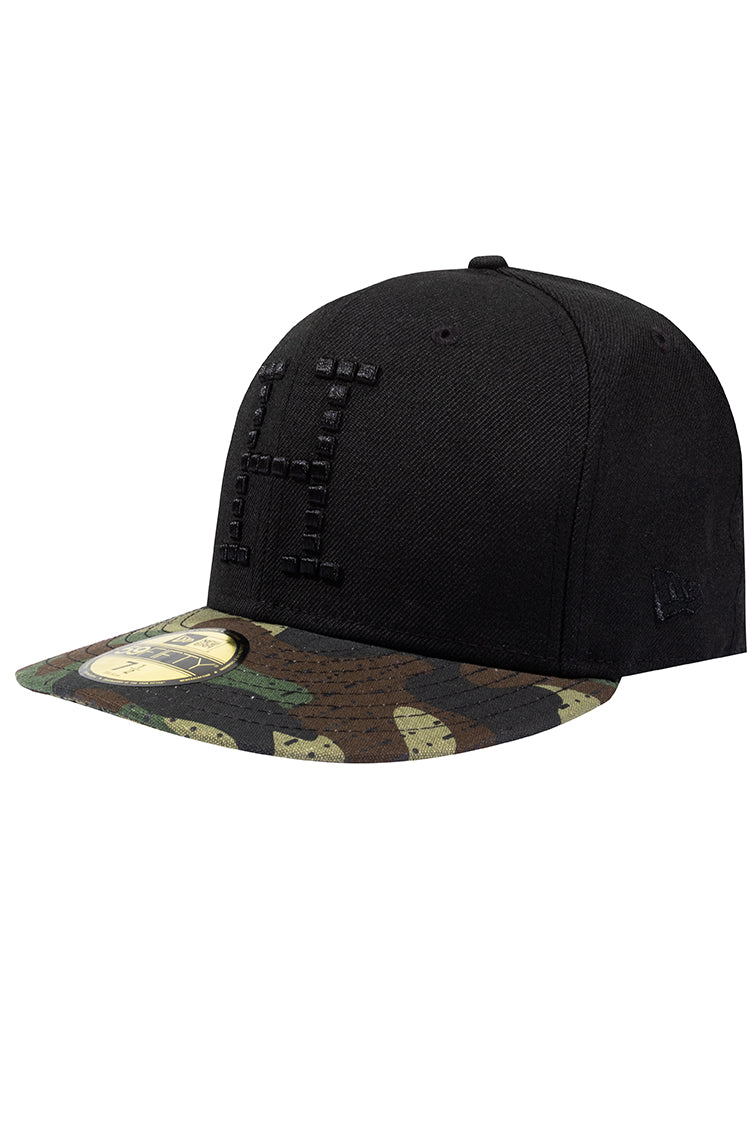 The Hundreds H Fitted Cap Multi 7 1/2 Camo