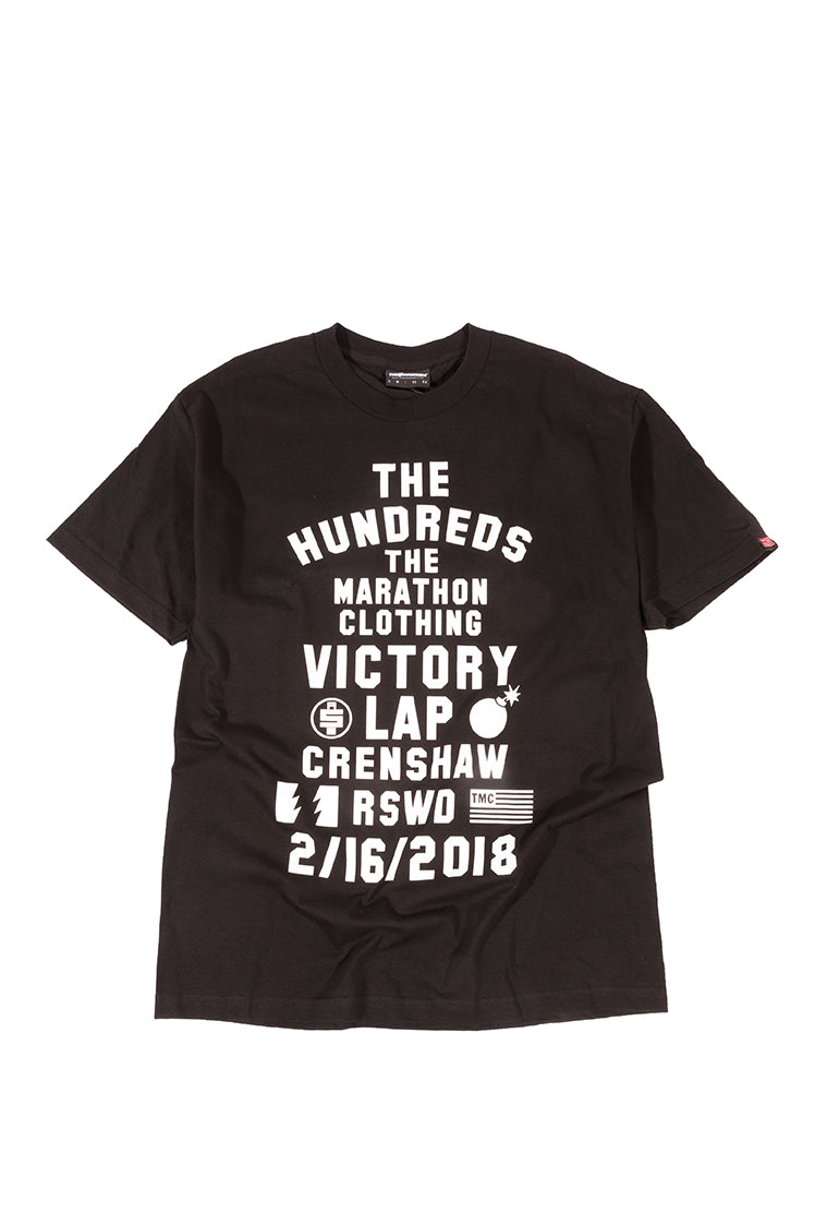 The Hundreds Graphic Tees Victory Lap T-Shirt Schwarz L Nipsey