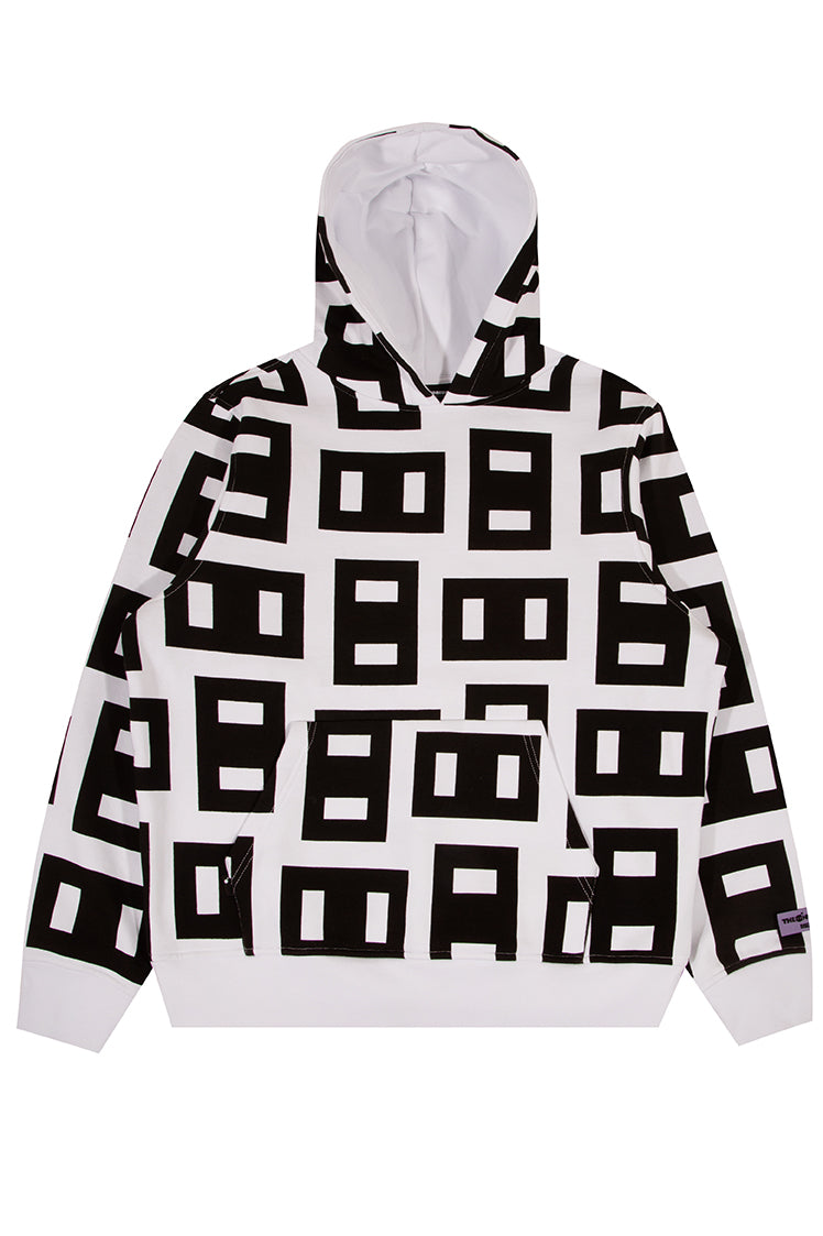 The Hundreds Meebits Pullover White Allover-Print Fleece