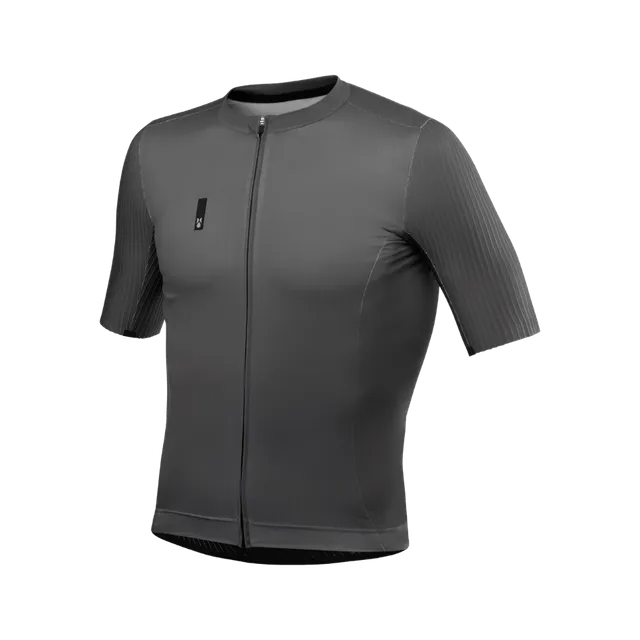 Swiss Side AERO Jersey Classic Radtrikot Dunkelgrau L Aero