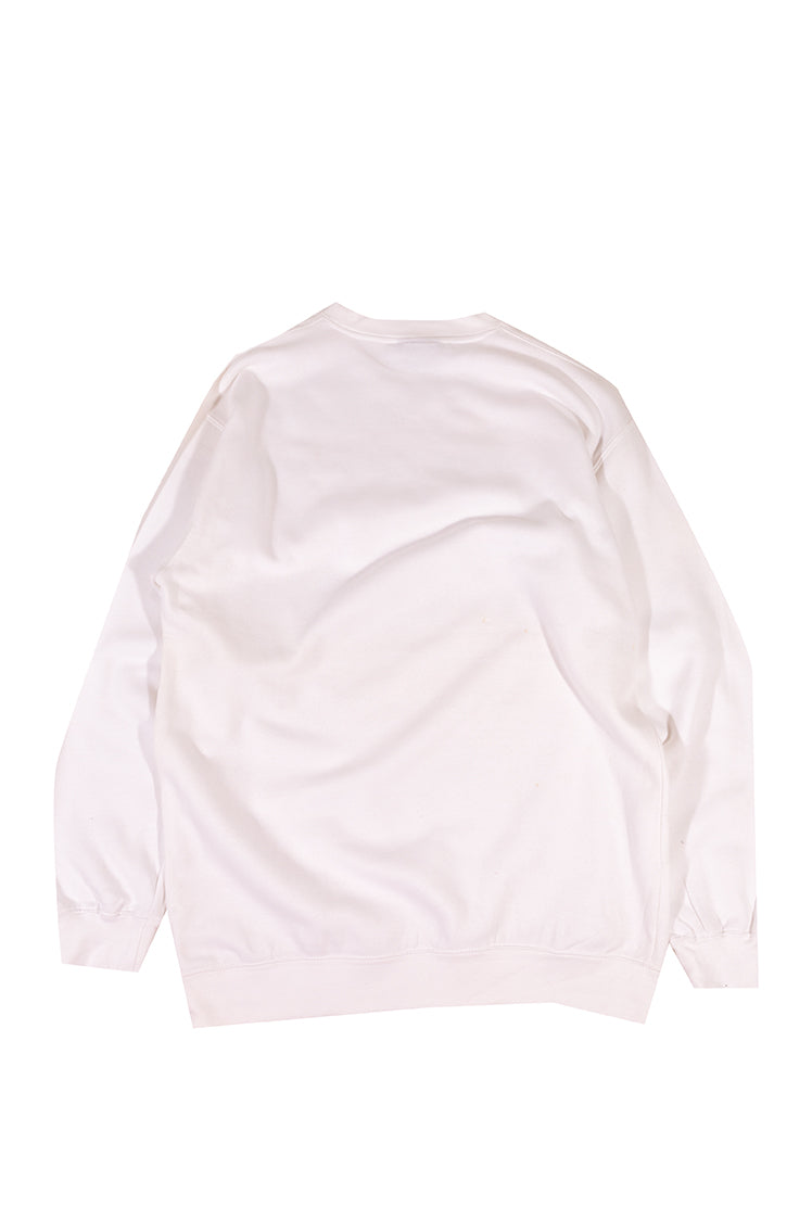 The Hundreds Adam Bomb Bar Logo Crewneck Sweatshirt Weiß M