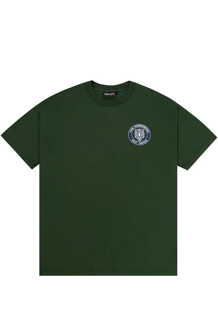 The Hundreds Battle Cat T-Shirt Forest Green L Baumwolle
