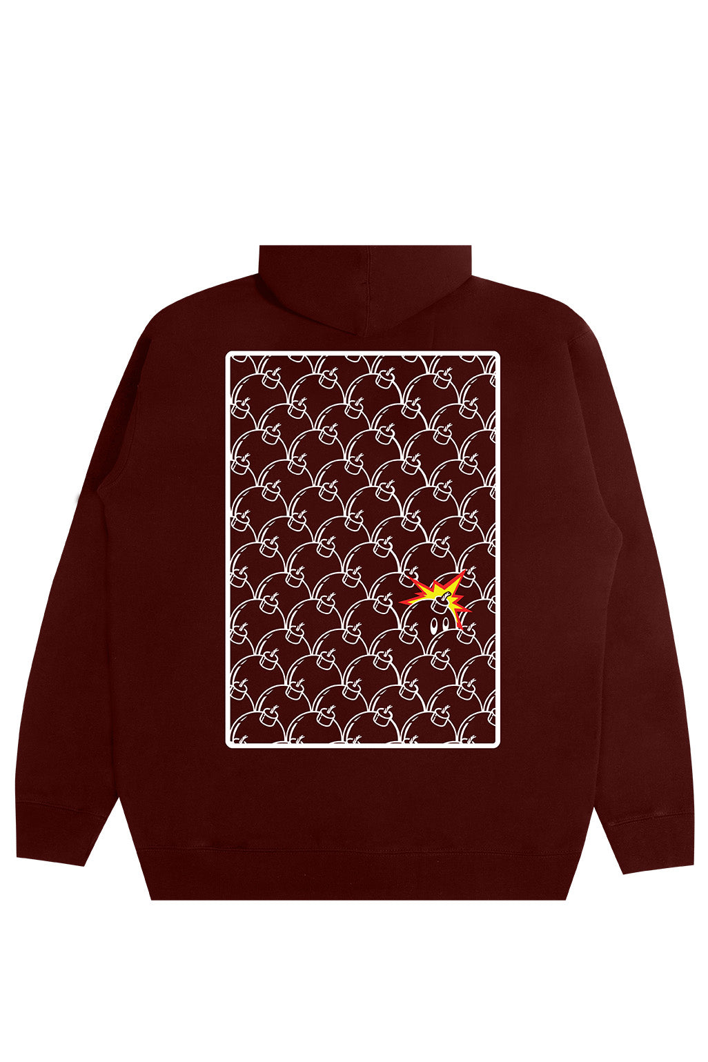 The Hundreds Outstanding Zip-Hood Hoodie Maroon S-XXL