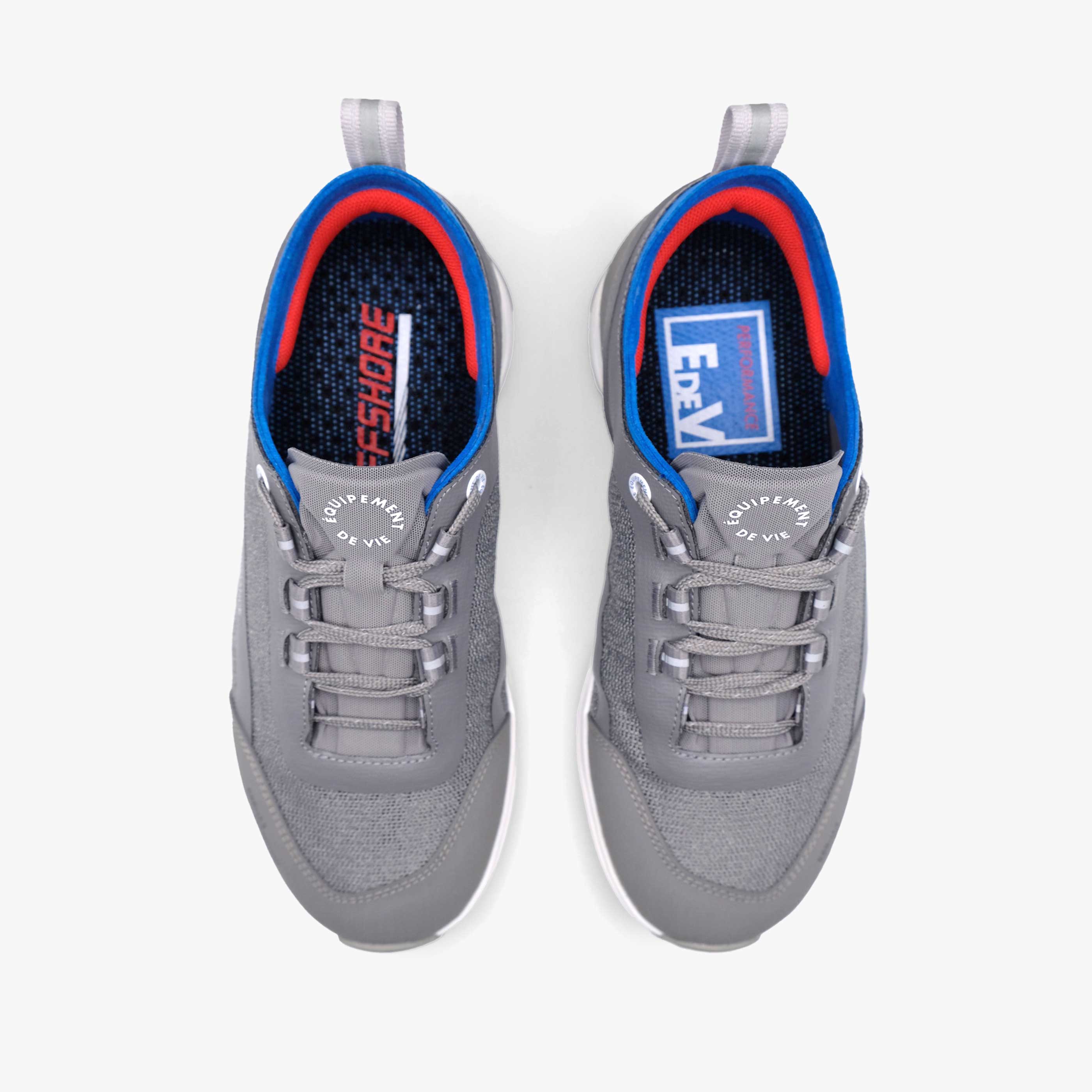 EDV x i:D Offshore Regatta-Schuh Grau atmungsaktiv