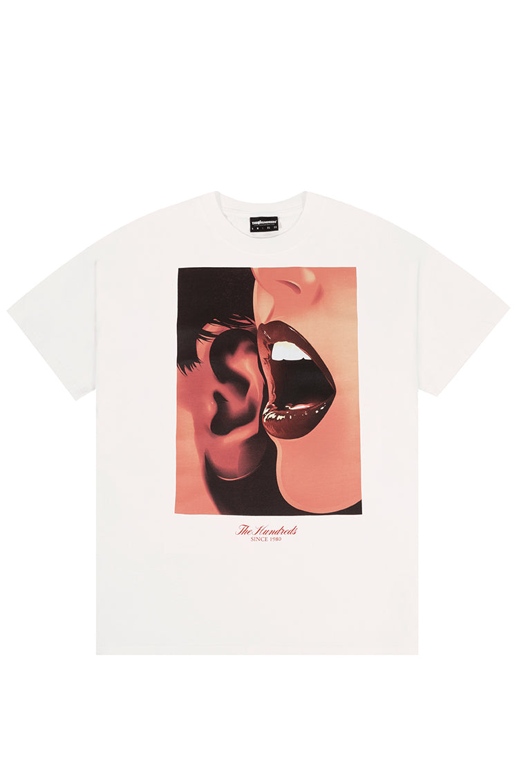 The Hundreds Rumors T-Shirt Weiß Oversize Baumwolle
