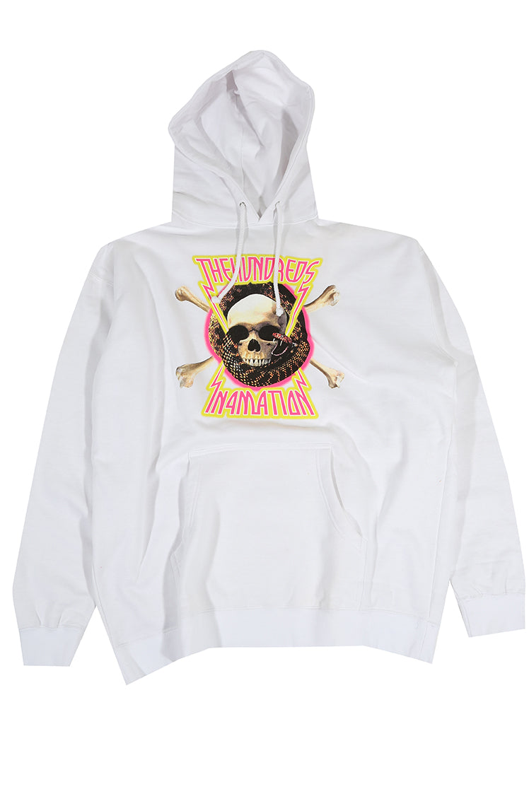 The Hundreds X In4mation Skull Hoodie Weiß XL Deadstock