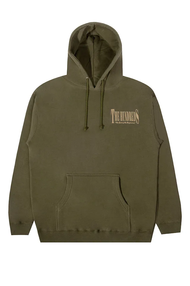 The Hundreds Chrome Bomb Pullover Hoodie Oliv