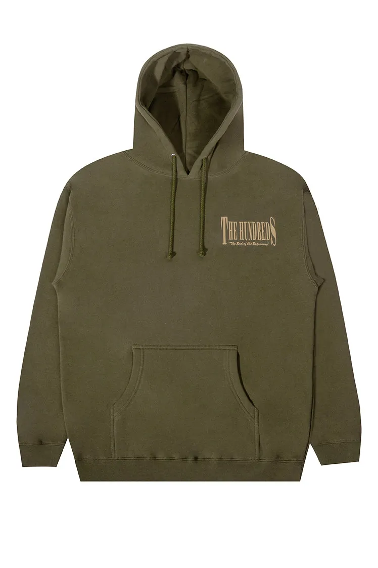 The Hundreds Chrome Bomb Pullover Hoodie Oliv