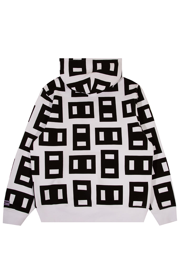 The Hundreds Meebits Pullover White Allover-Print Fleece