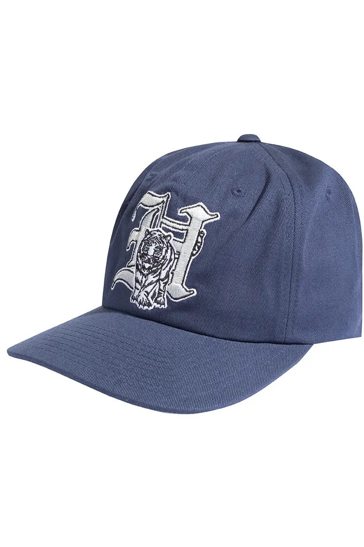 The Hundreds White Tiger Snapback Cap Navy Baumwolle