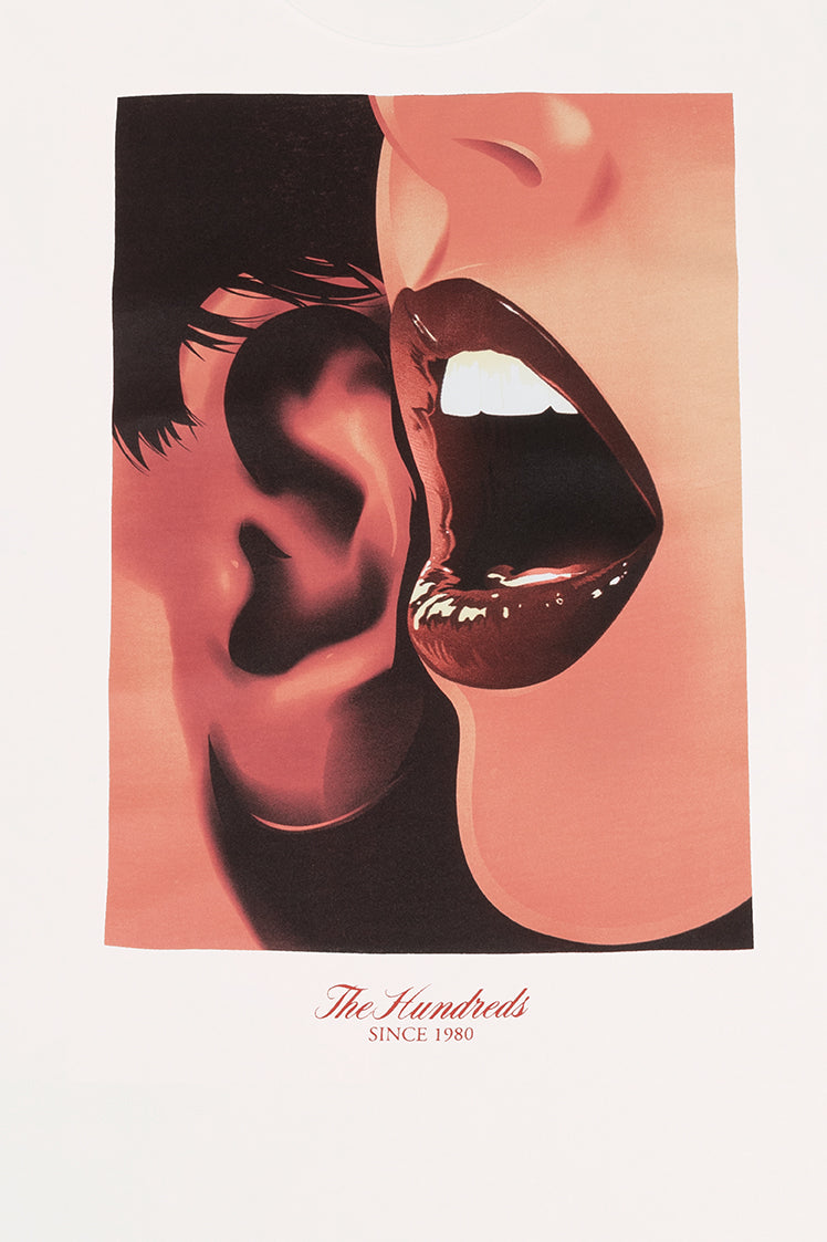 The Hundreds Rumors T-Shirt Weiß Oversize Baumwolle