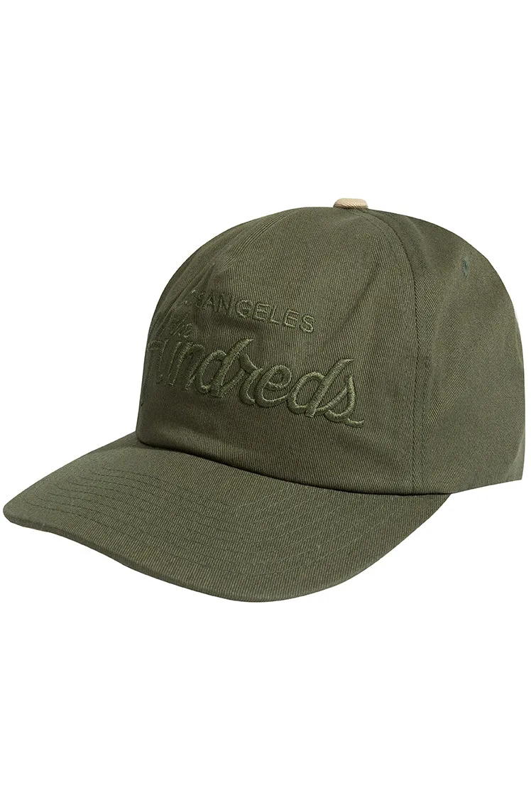The Hundreds Team Snapback Cap Olive OS Stick