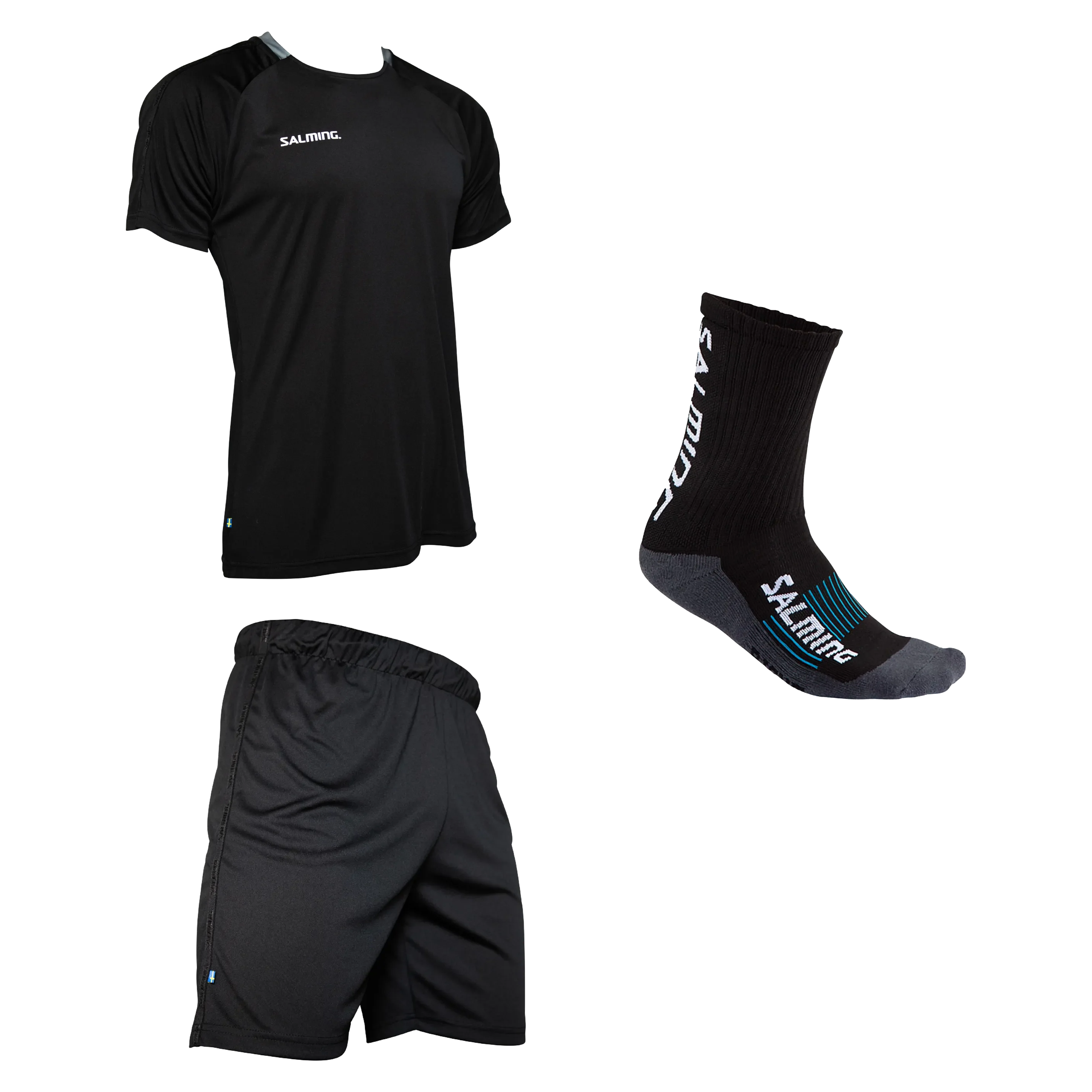 Salming Core 22 Match Kit Trikotset schwarz