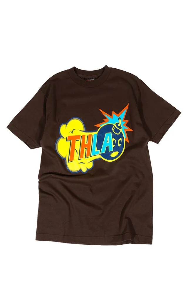 The Hundreds Graphic Tees THLA T-Shirt Braun M Vintage