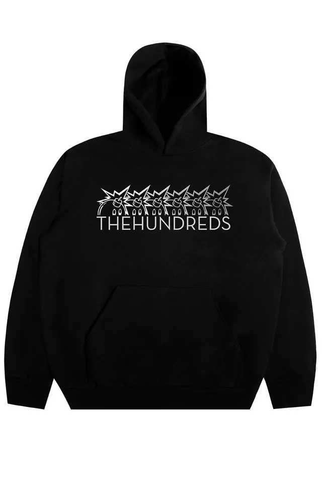 The Hundreds Colors Pullover Schwarz Oversize