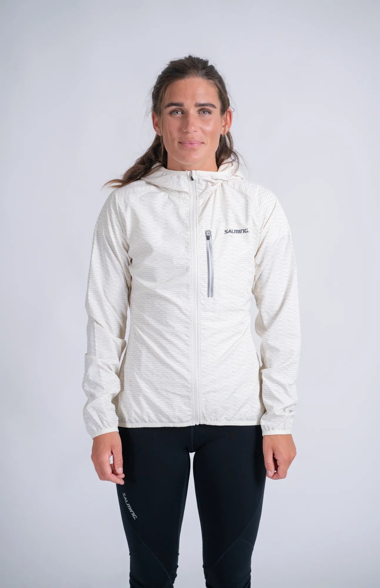 Salming Essential Run Jkt Laufjacke Damen Größe M Reflex