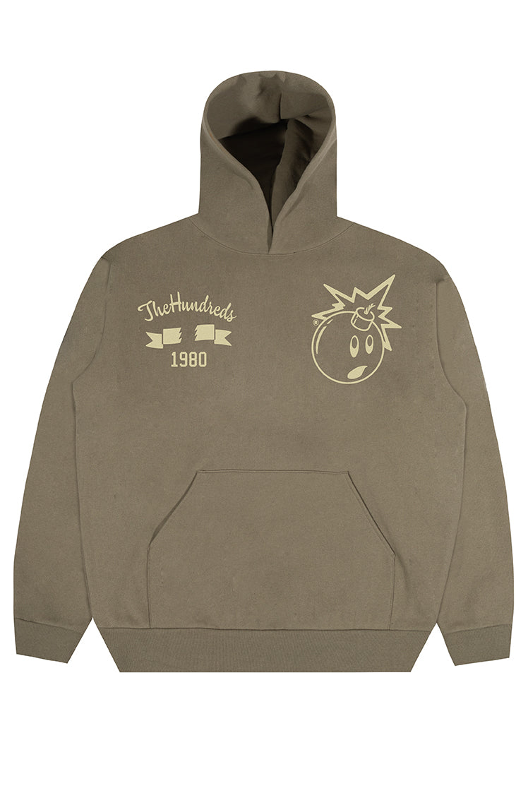 The Hundreds Reloaded 2025 Pullover Olive Heavyweight