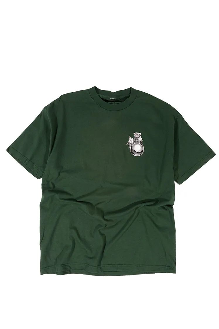 The Hundreds Chrome Wally T-Shirt Forest Green XL