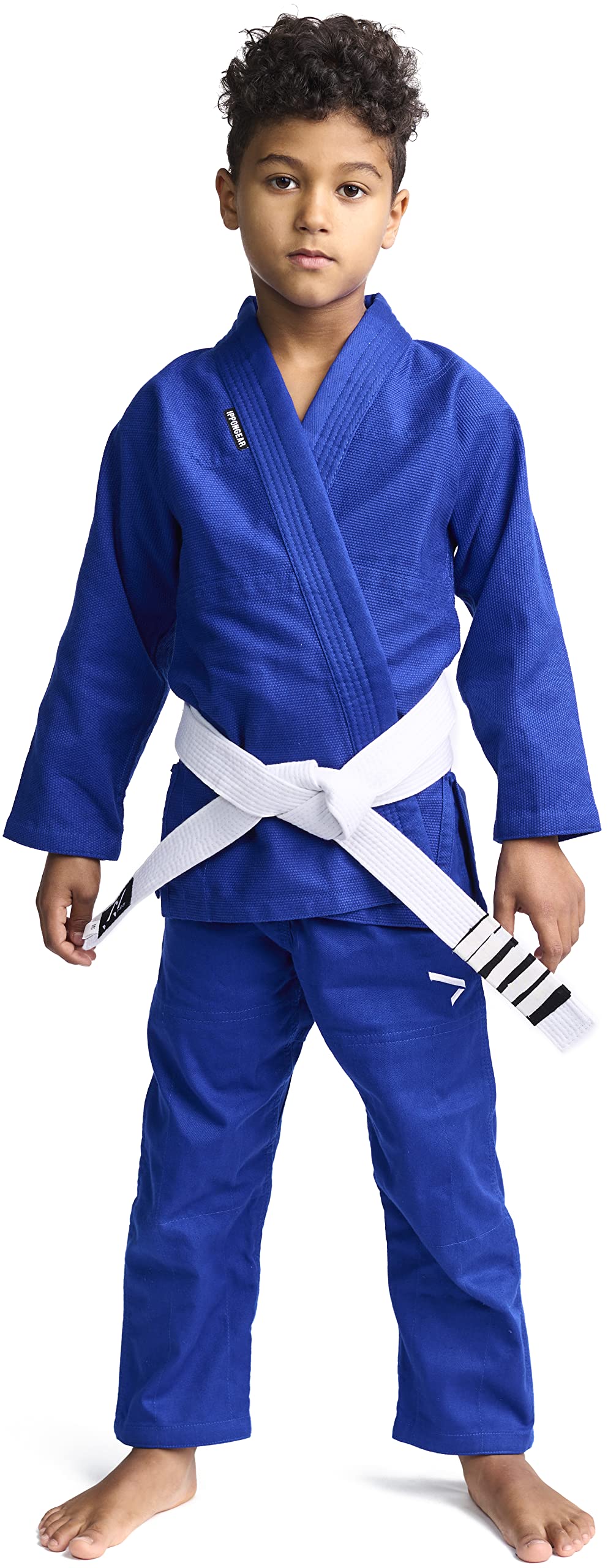 Ippon Gear Rookie BJJ Anzug weiß mit Gürtel