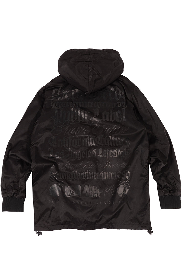 The Hundreds Nines Coaches Jacket schwarz XL Vintage