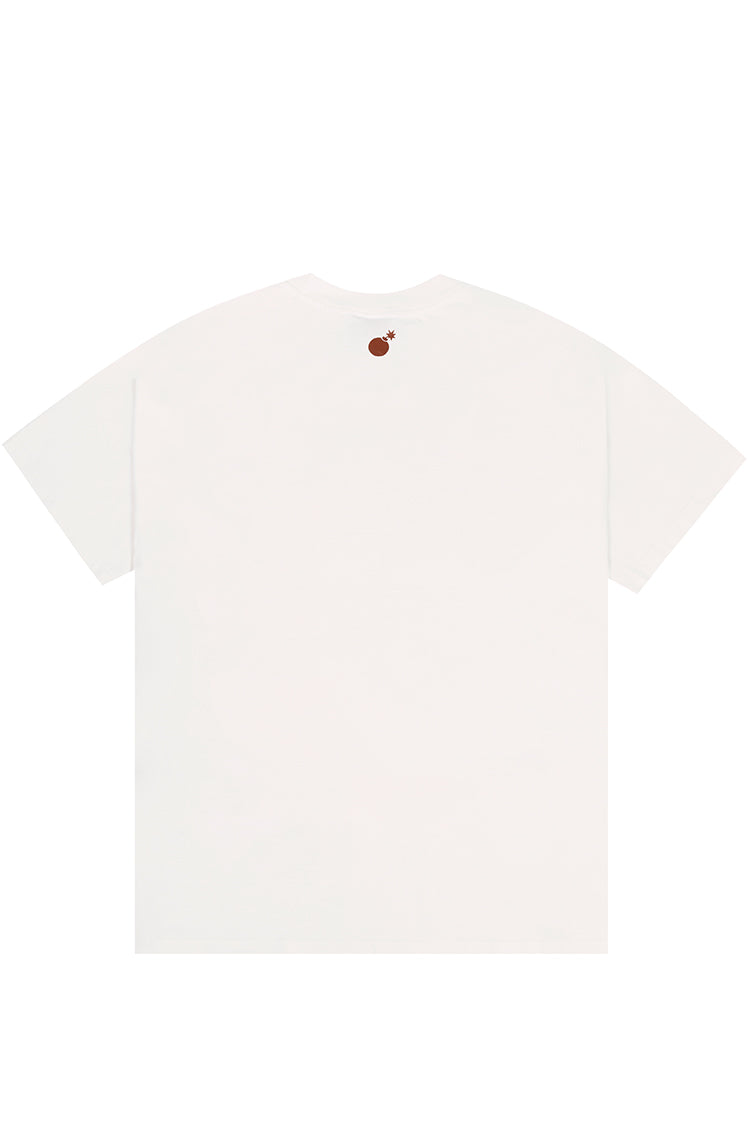 The Hundreds Delta Slant T-Shirt weiß schwarz Baumwolle