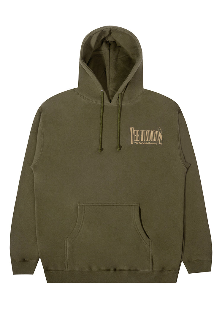 The Hundreds Chrome Bomb Pullover Hoodie Oliv