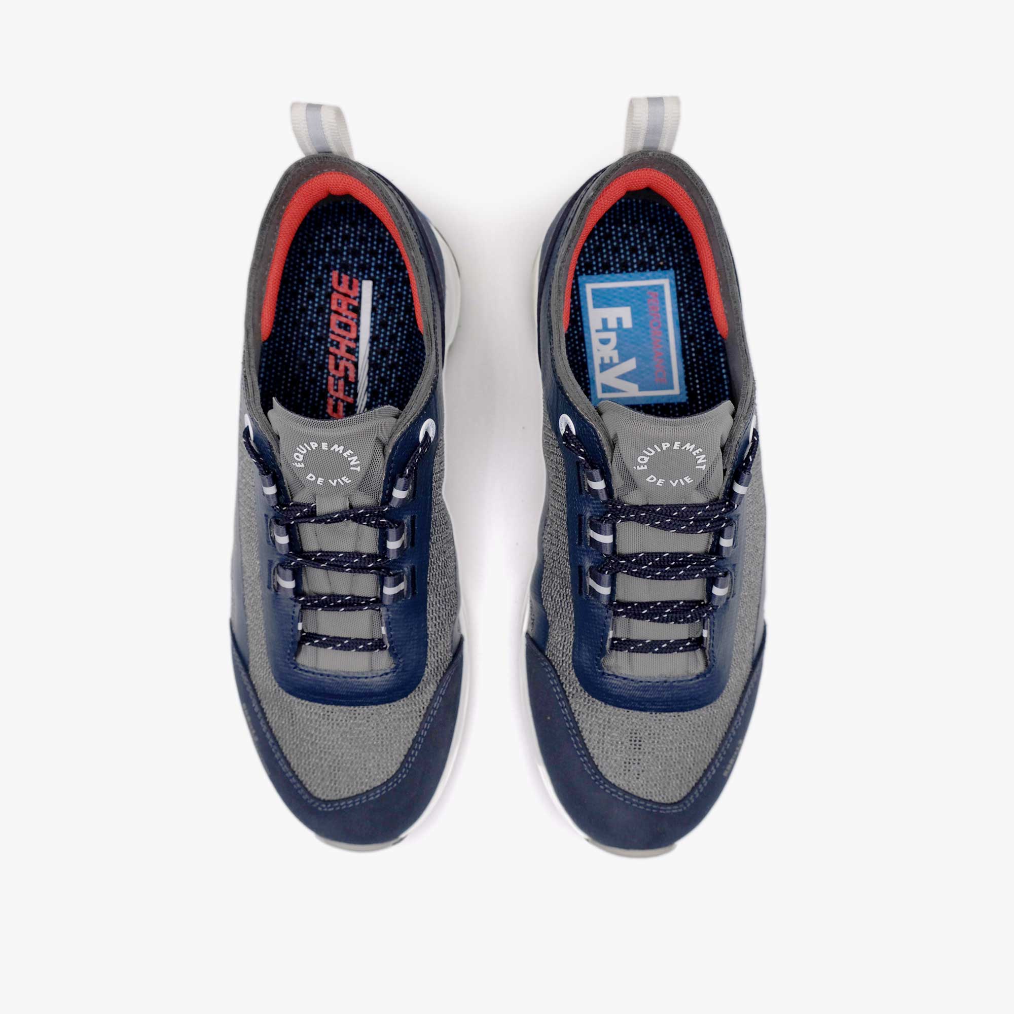 EDV x i:D Offshore Regatta-Schuh Navy/Grau leicht