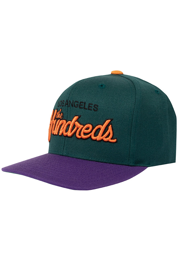 The Hundreds Headwear Team Snapback grün OS vintage