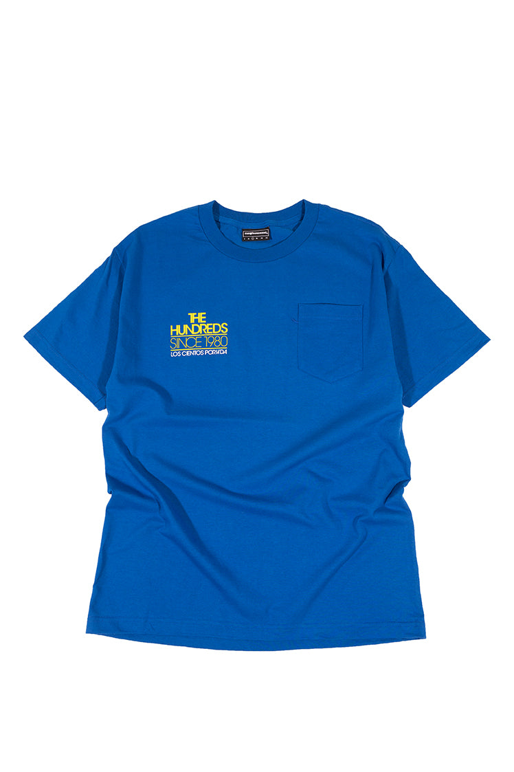 The Hundreds Avant Pocket T-Shirt Blau L