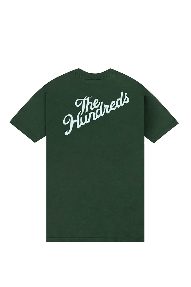The Hundreds Slant Crest T-Shirt Forest Green