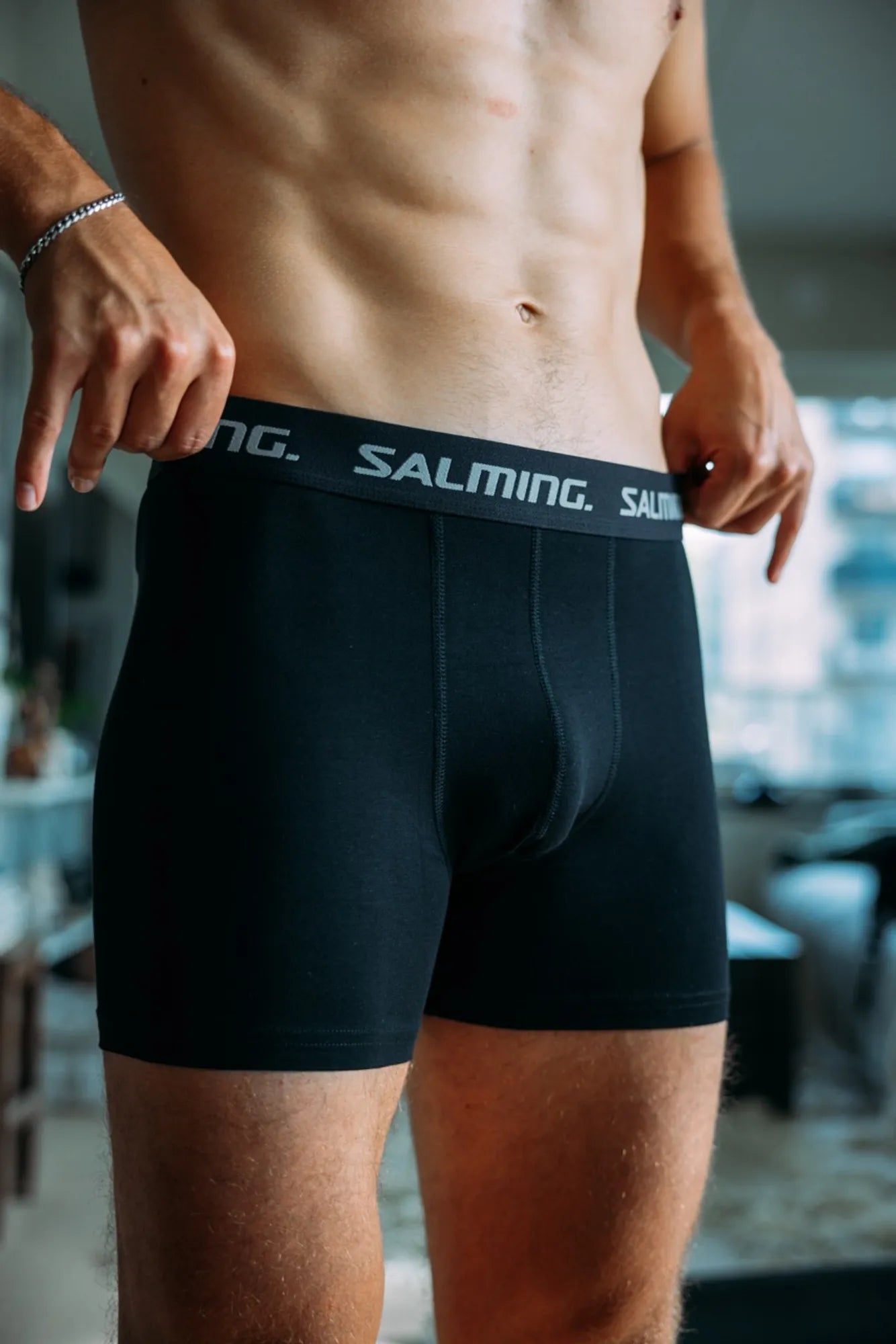 Salming Cotton Boxer Boxershorts 5er Pack Herren