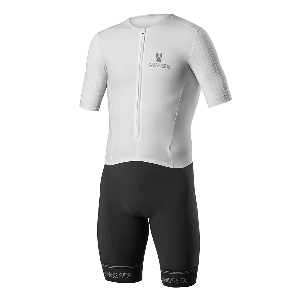 Swiss Side AERO Tri Suit Classic Triathlonanzug Dunkelgrau