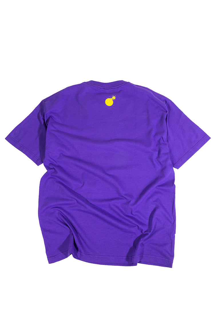 The Hundreds Adam Bomb Bar Logo T-Shirt Lila XL