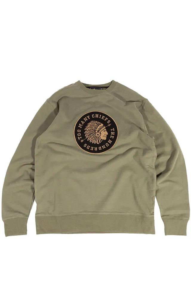 The Hundreds Too Many Chiefs Crewneck Sweatshirt Grün XL