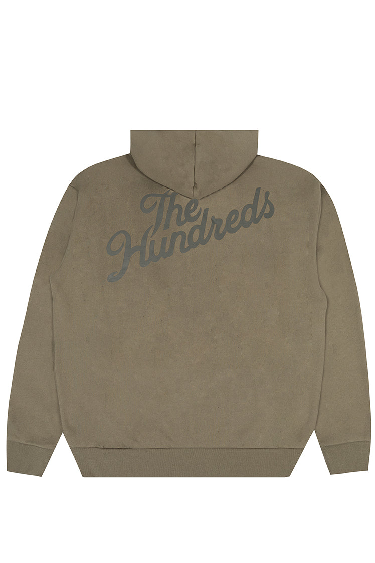 The Hundreds Slant Collar Pullover Sweatshirt schwarz L