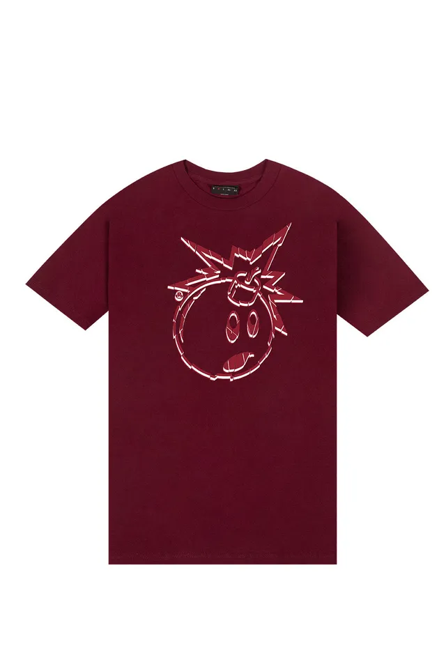 The Hundreds Graphic Tees Shattered Adam T-Shirt Bordeaux