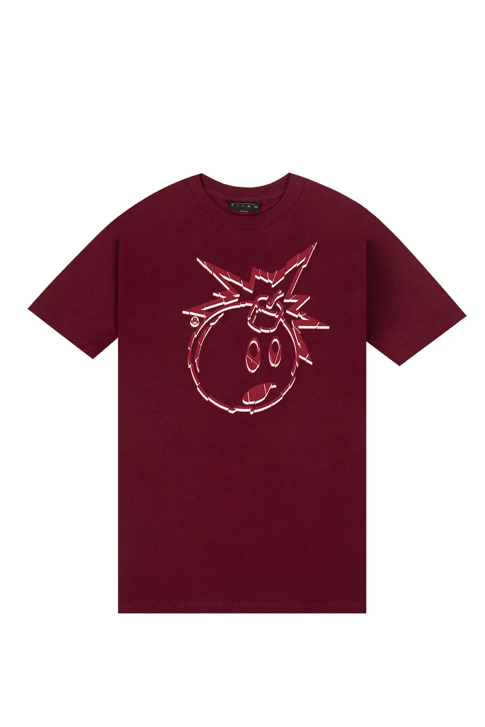 The Hundreds Graphic Tees Shattered Adam T-Shirt Bordeaux
