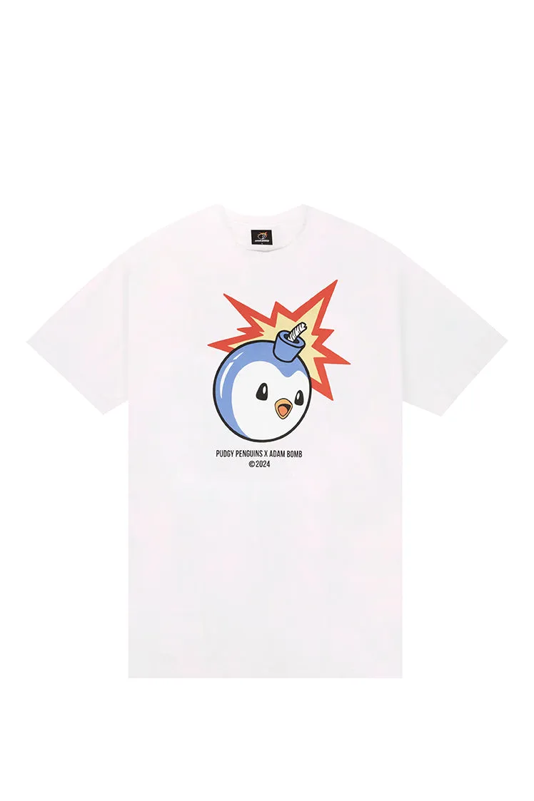The Hundreds Graphic Tees Pudgy Hugger T-Shirt Weiß