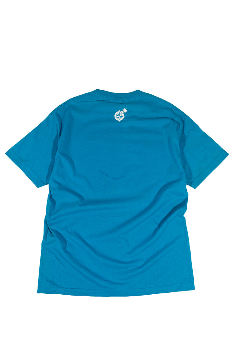 The Hundreds Map Adam T-Shirt Türkis Größe L Vintage-Print