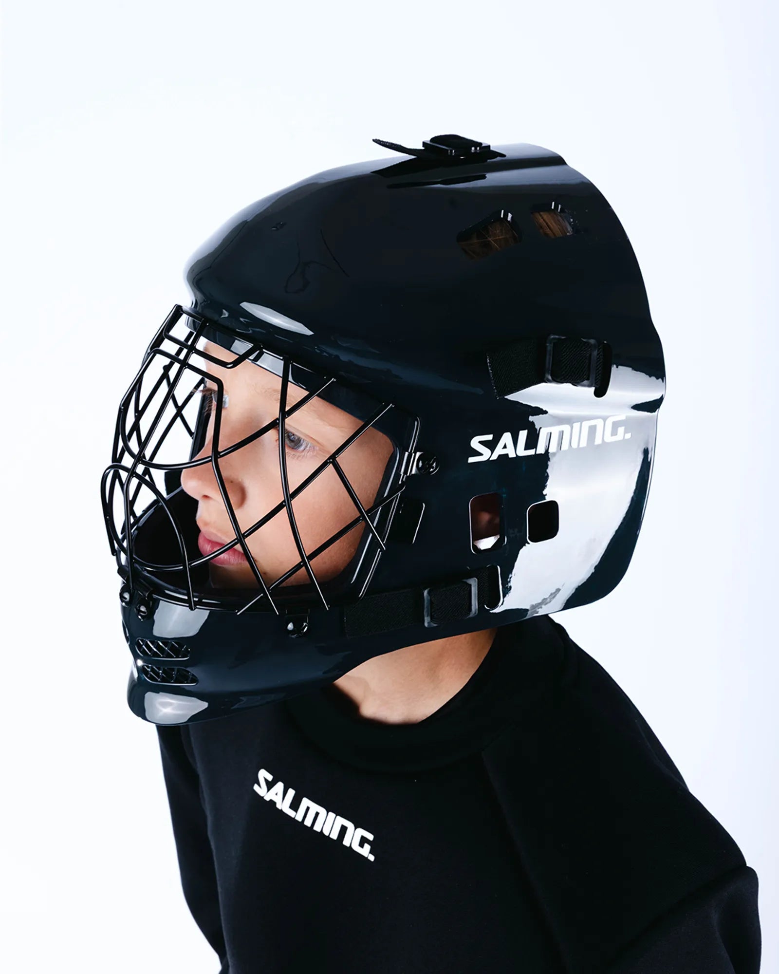 Salming Core Helmet JR Torwarthelm Junior CatEye
