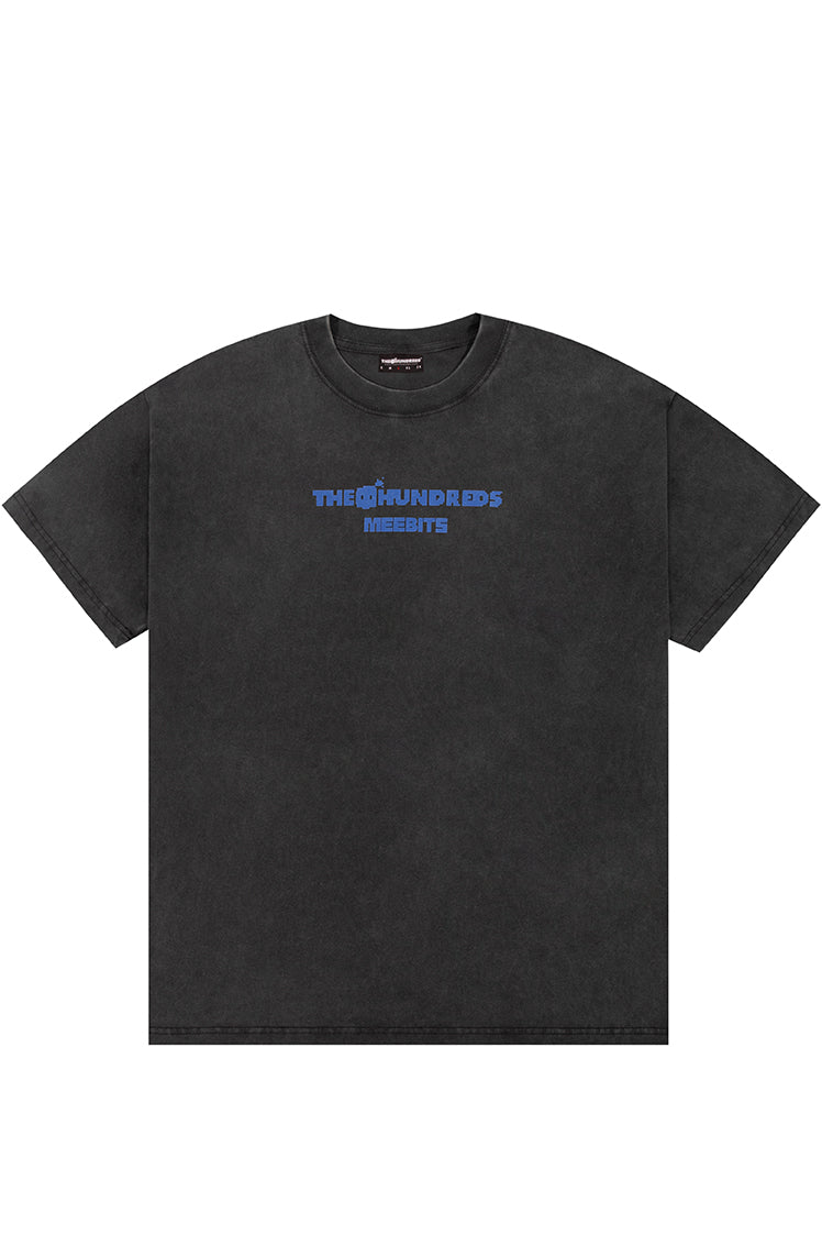 The Hundreds Pixel T-Shirt Washed Black Baumwolle