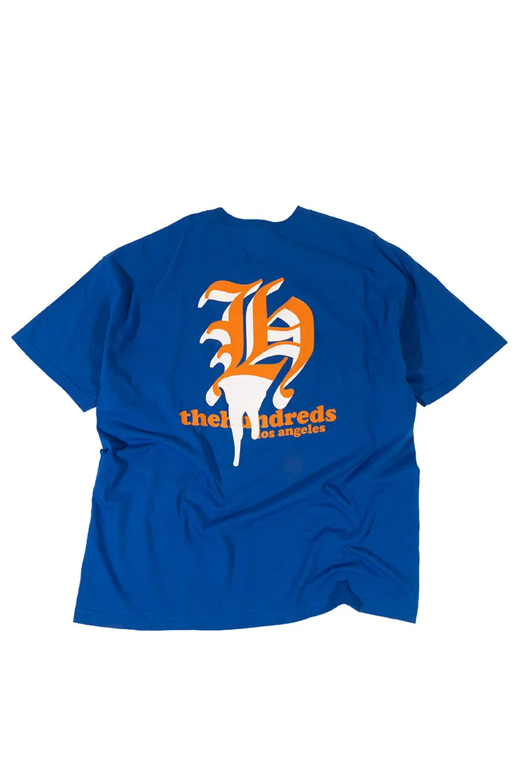 The Hundreds Drips T-Shirt Blau 2XL Vintage