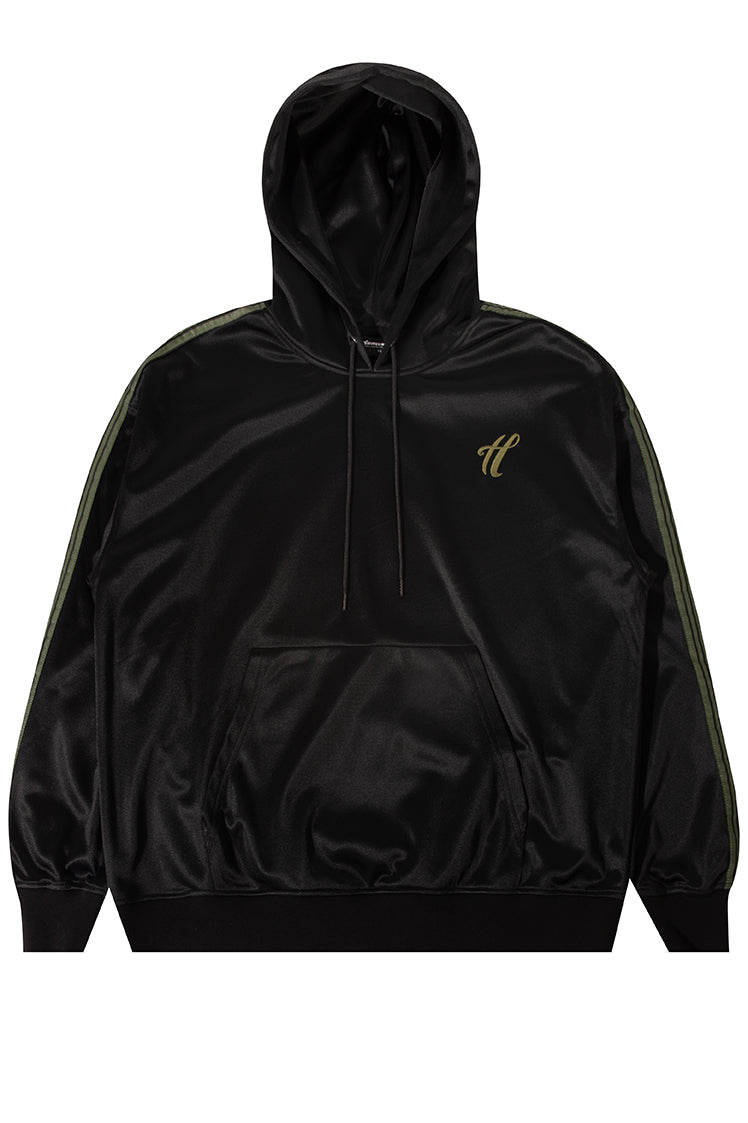 The Hundreds Script Track Hoodie Burgundy Kapuzenpullover M