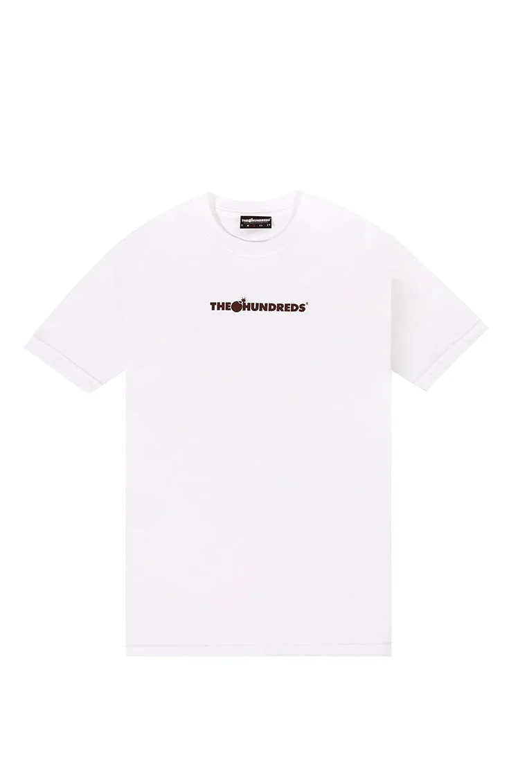 The Hundreds Bar Logo T-Shirt Weiß Baumwolle S-XXL