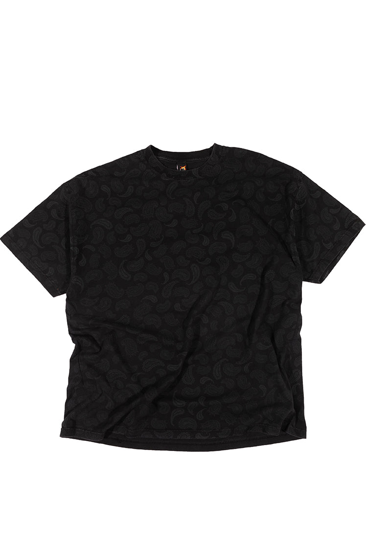 The Hundreds Paisley All-Over T-Shirt Schwarz XXL Mustermotiv