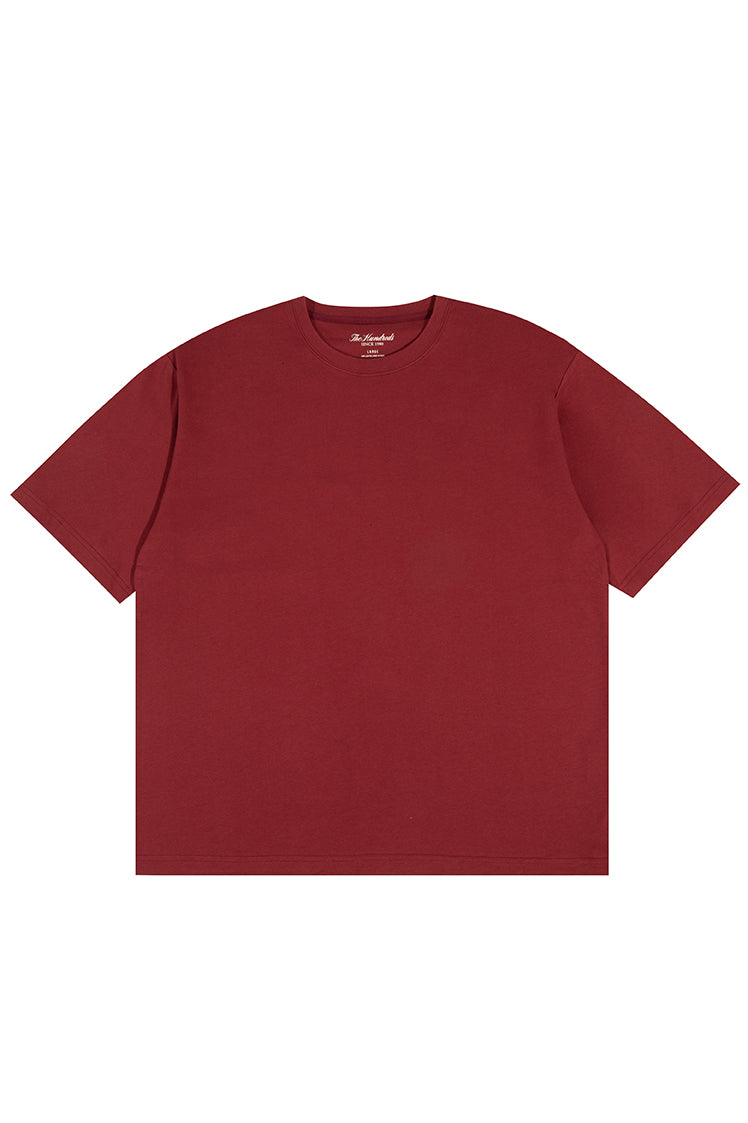 The Hundreds Perfect T-Shirt Burgundy Baumwolle