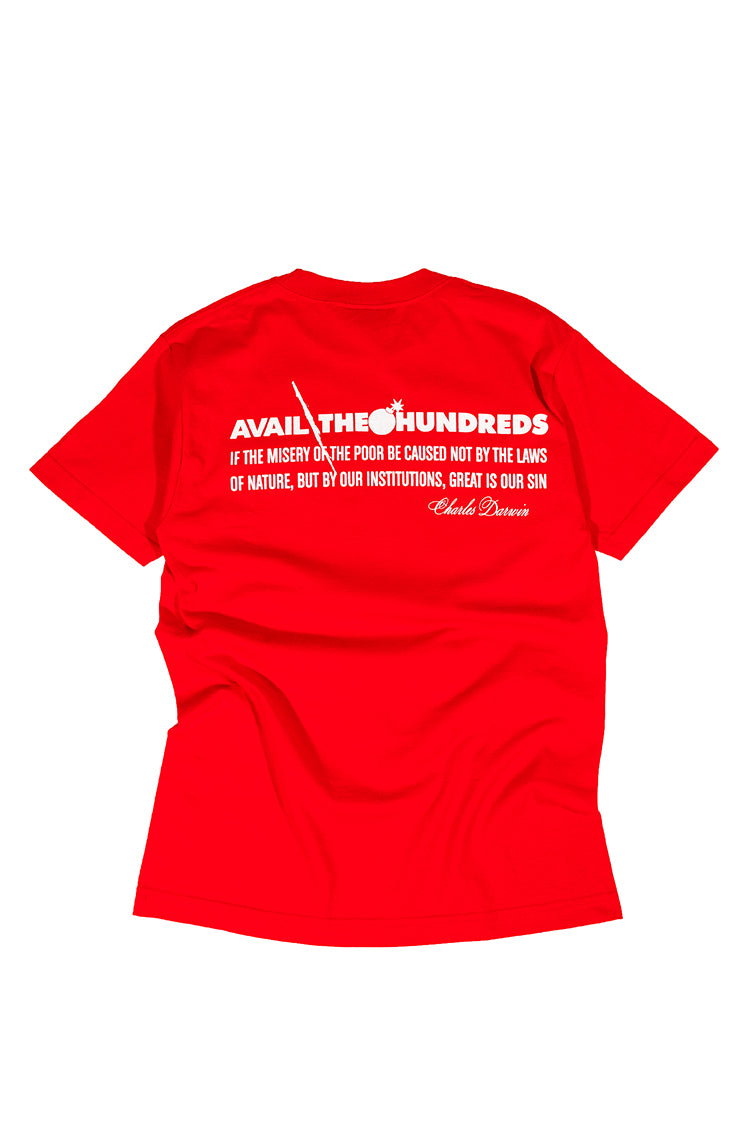 The Hundreds Graphic Tees X Avail T-Shirt Rot S Vintage