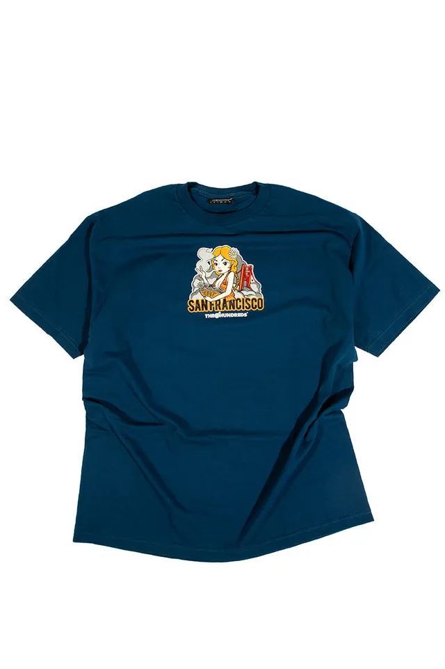 The Hundreds Graphic Tees Golden Gate T-Shirt Navy XL