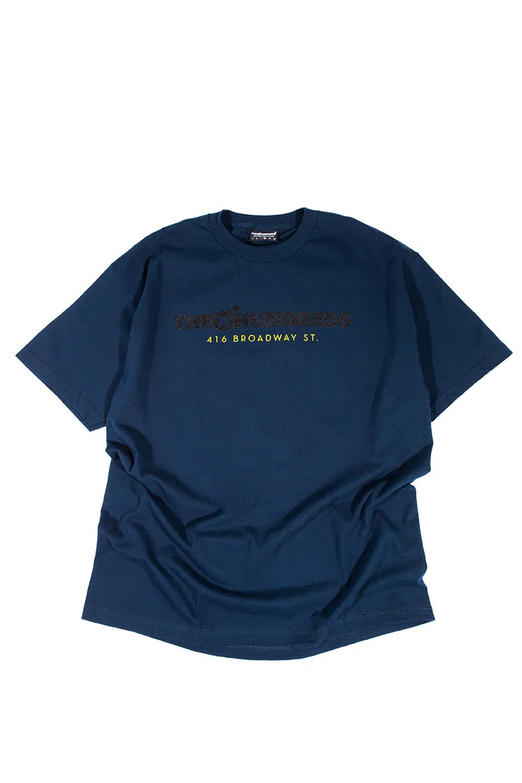 The Hundreds Graphic Tees Santa Monica T-Shirt Navy XL